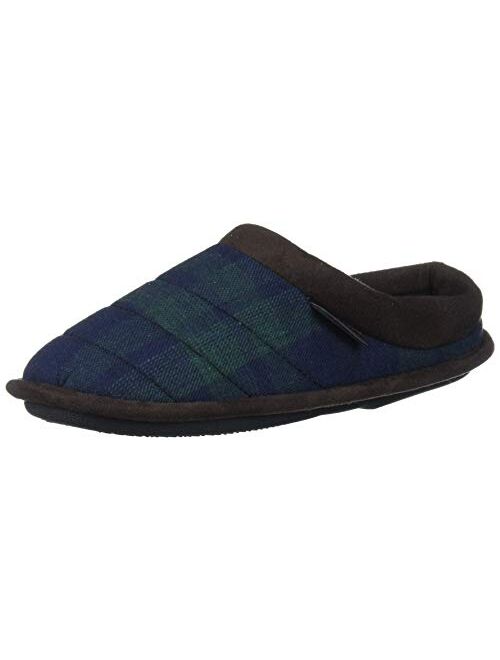 Dearfoams Unisex-Child Peyton Kids Mixed Material Clog Slipper