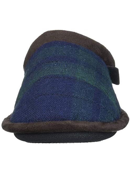 Dearfoams Unisex-Child Peyton Kids Mixed Material Clog Slipper