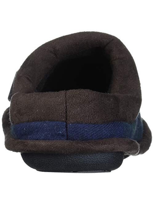 Dearfoams Unisex-Child Peyton Kids Mixed Material Clog Slipper