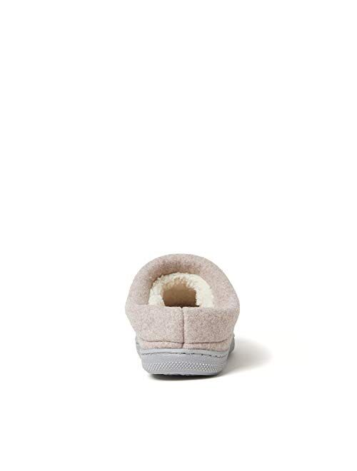 Dearfoams Unisex-Child Blake Felted Plaid Clog Slipper
