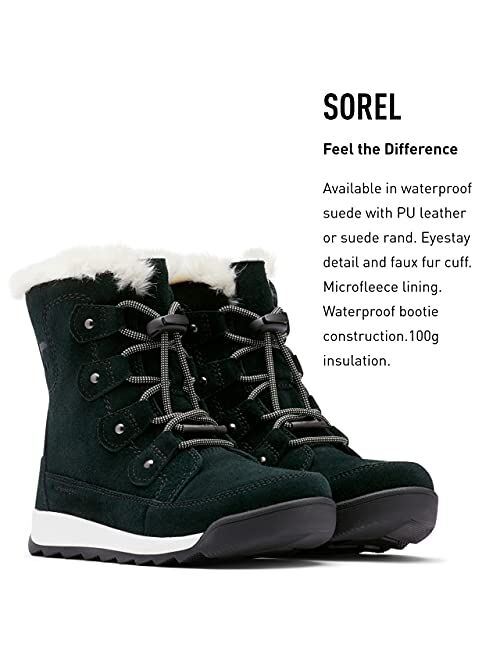 SOREL Young Whitney II Joan Lace Boot — Waterproof Winter Boots