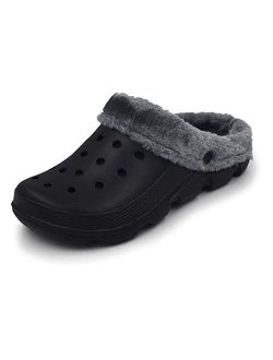 ACANS Unisex Classic Fur Lined Clogs Shoes Slippers AC1519