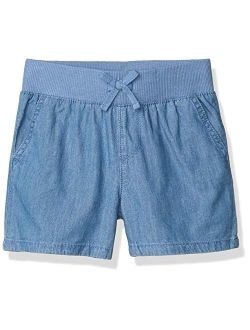 Girls' Denim Pull on Shorts