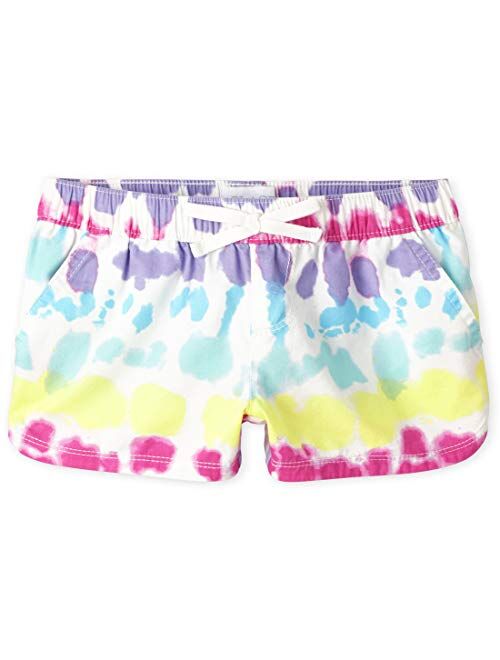 The Children's Place Girls' Printed Drawstring Shorts