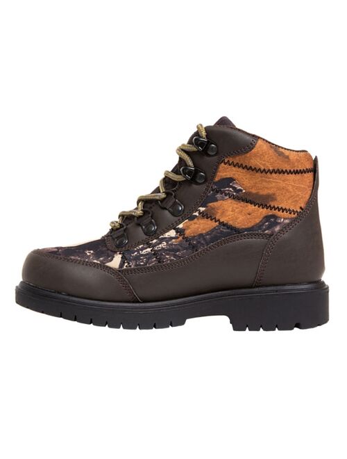 Deer Stags Little and Big Boys Hunt Boy's Rugged Thinsulate Water Resistant Camo Hiker Boot