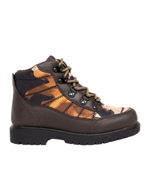 Deer Stags Little and Big Boys Hunt Boy's Rugged Thinsulate Water Resistant Camo Hiker Boot