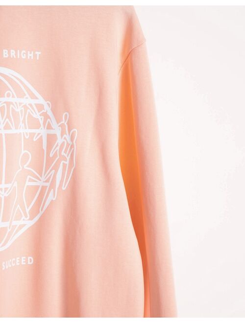 Tommy Hilfiger One Planet capsule unisex back print hoodie in pink