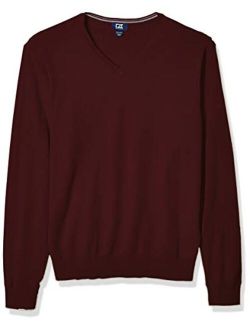 Men's Cotton-Rich Classic Lakemont Anti-Pilling V-Neck Sweater