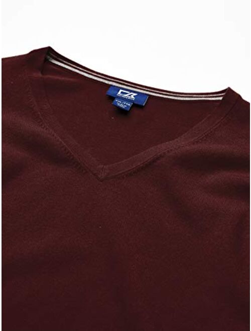 Cutter & Buck Men's Cotton-Rich Classic Lakemont Anti-Pilling V-Neck Sweater