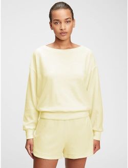 Towel Terry Crewneck Sweatshirt