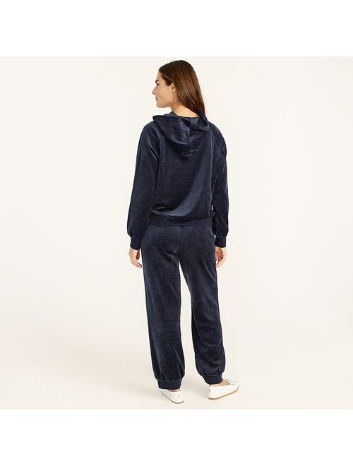 J.Crew Relaxed velour hoodie