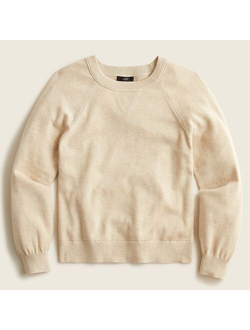 J.Crew Cotton-cashmere pullover sweatshirt