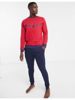 Bodywear logo sweatshirt in red