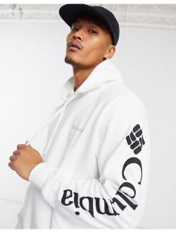 Viewmount II Graphic hoodie in white