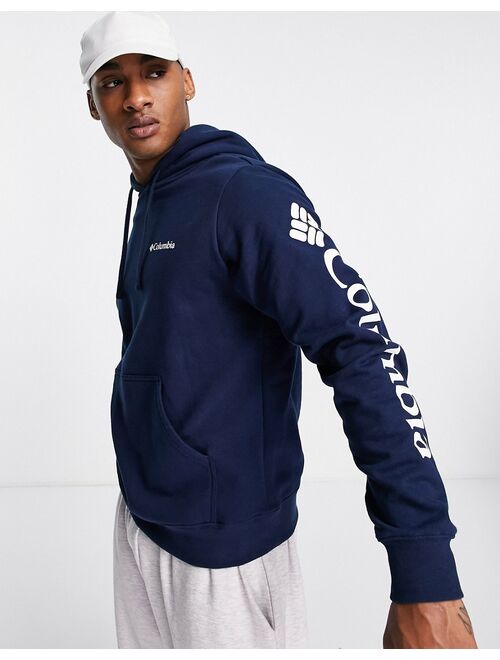 Columbia Viewmount II Graphic hoodie in navy