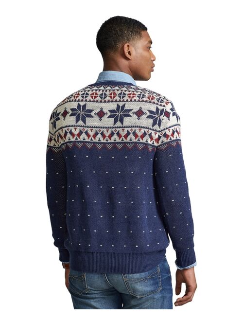Polo Ralph Lauren Men's Snowflake Cotton Sweater