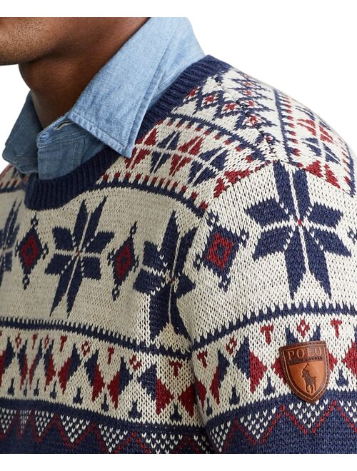Polo Ralph Lauren Men's Snowflake Cotton Sweater