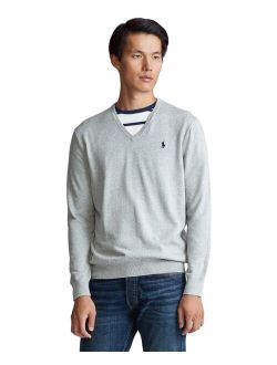 Men's Cotton V-Neck Sweater