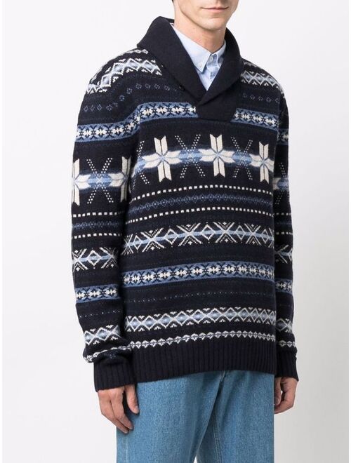 Polo Ralph Lauren fair-isle knitted wool jumper
