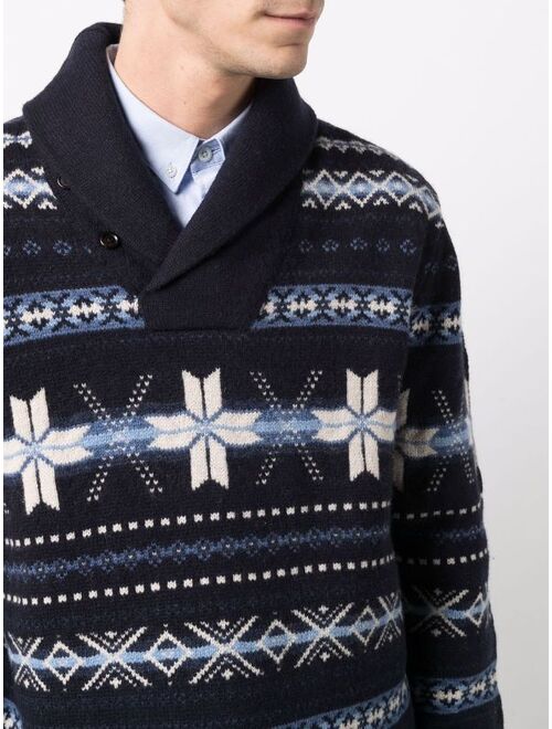 Polo Ralph Lauren fair-isle knitted wool jumper