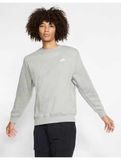 Club Fleece crew neck sweatshirt in gray heather