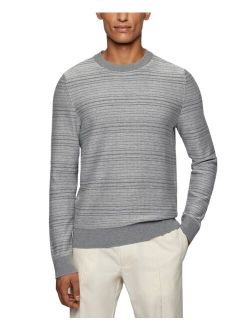 BOSS Men's Knitted Crewneck Sweater