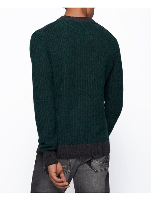 Hugo Boss BOSS Men's Two-Tone Structured Sweater