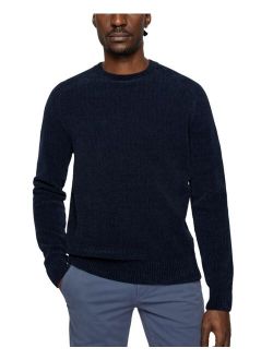 BOSS Men's Crewneck Structured Sweater