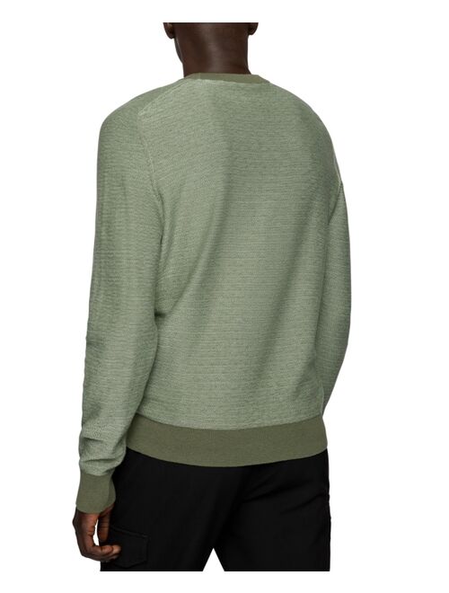 Hugo Boss BOSS Men's Floating-Jacquard Sweater