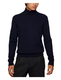BOSS Men's Rollneck Virgin Wool Sweater