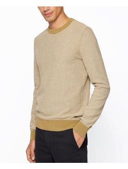 BOSS Men's Jacquard-Knit Sweater
