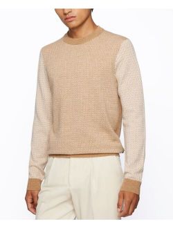 BOSS Men's Crewneck Wool Sweater