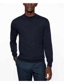 BOSS Men's Pure-Silk Slim-Fit Sweater