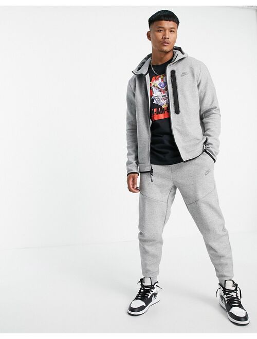 Nike Revival Tech Fleece full-zip hoodie in black