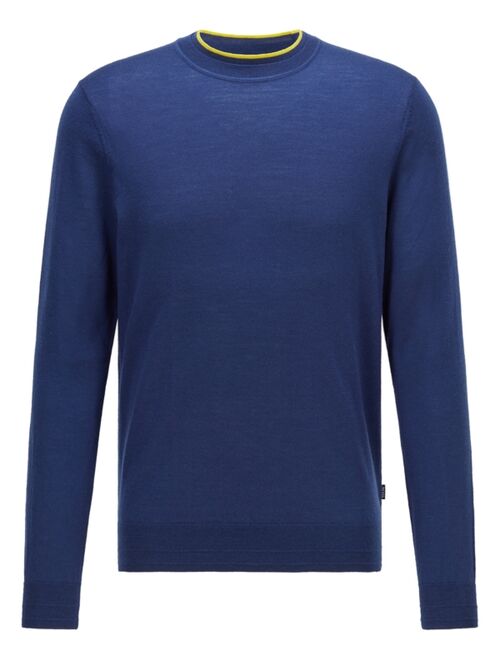Hugo Boss BOSS Men's Regular-Fit Virgin Wool Sweater