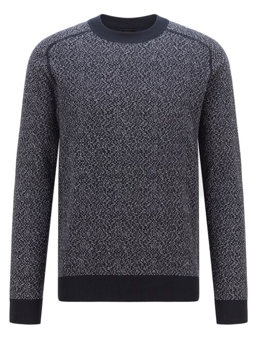Hugo Boss BOSS Men's Jacquard-Woven Cotton Sweater