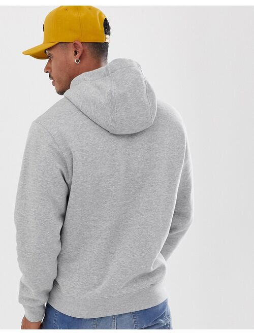 Nike Tall Club hoodie in gray