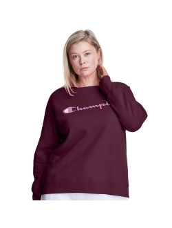 Women's Plus-Size Powerblend Boyfriend Crew Sweater