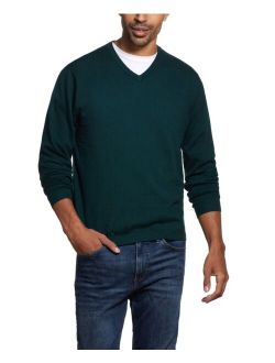 Men's V-Neck Cashmere Blend Sweater