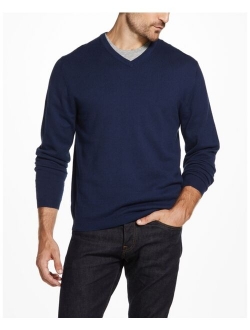Men's V-Neck Cashmere Blend Sweater
