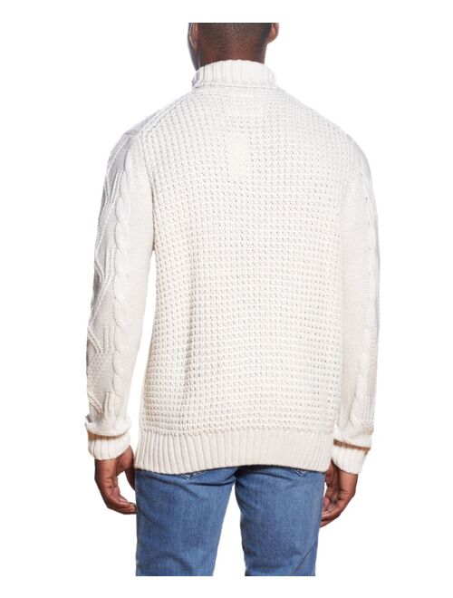 Weatherproof Vintage Men's Chunky Turtleneck Sweater