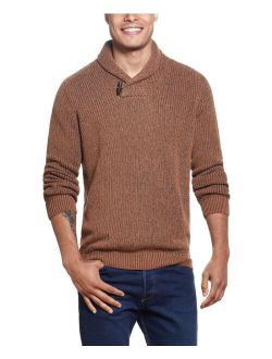Men's Shaker Toggle Shawl Collar Sweater