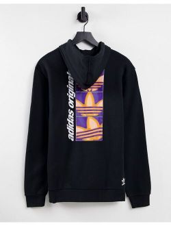 Originals Yung Z hoodie in black with back print
