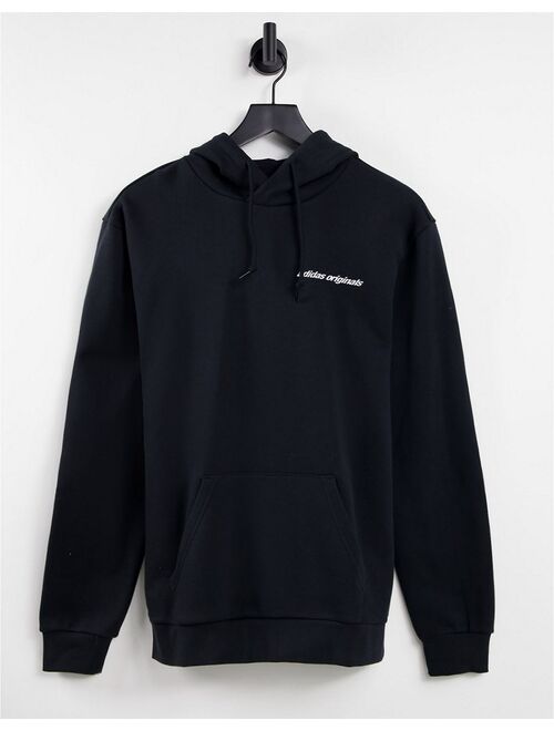Adidas Originals Originals Yung Z hoodie in black with back print
