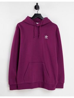 Originals essentials hoodie in plum