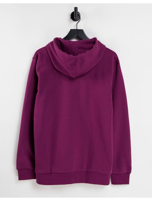 Adidas Originals Originals essentials hoodie in plum