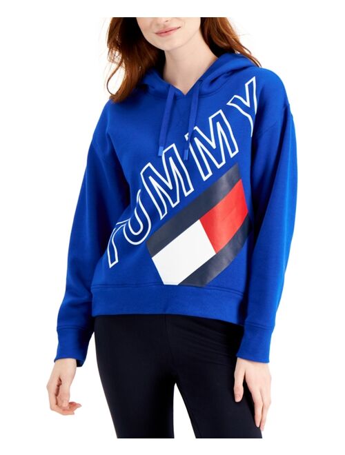 Tommy Hilfiger Women's Graphic Cropped Hoodie