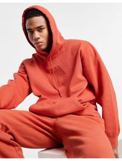 Originals Premium Sweats overdyed hoodie in burnt orange