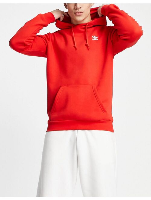 Adidas Originals Originals essentials hoodie in red