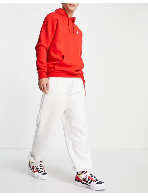 Adidas Originals Originals essentials hoodie in red
